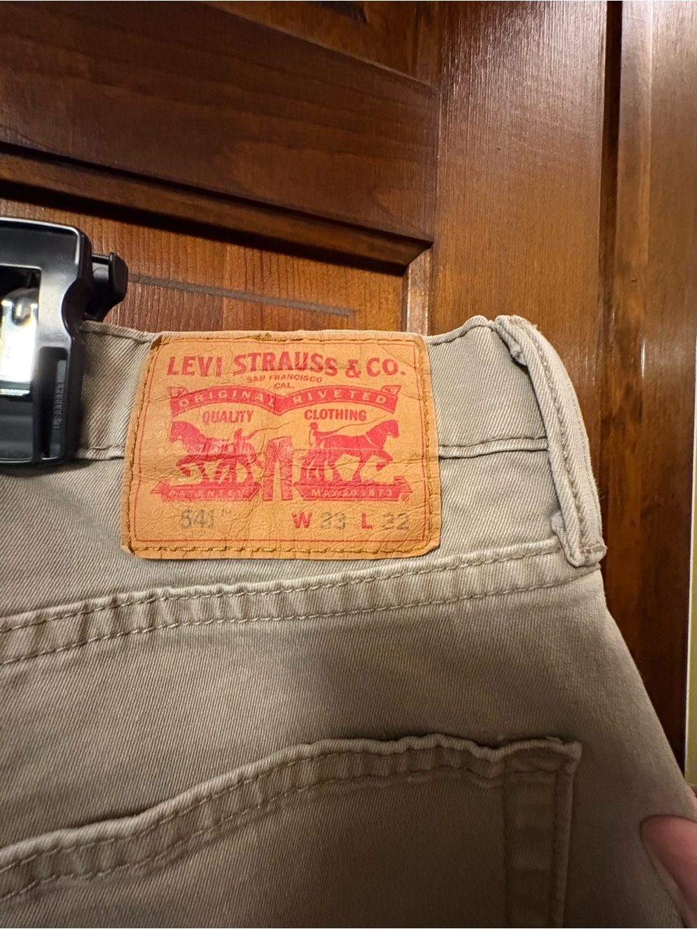 Levi's Men's 541 Relaxed Fit Jeans - Khaki